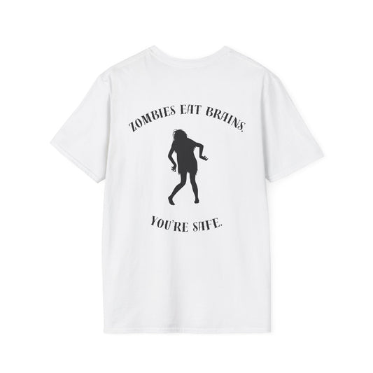 Zombies Eat Brains Humor T-Shirt