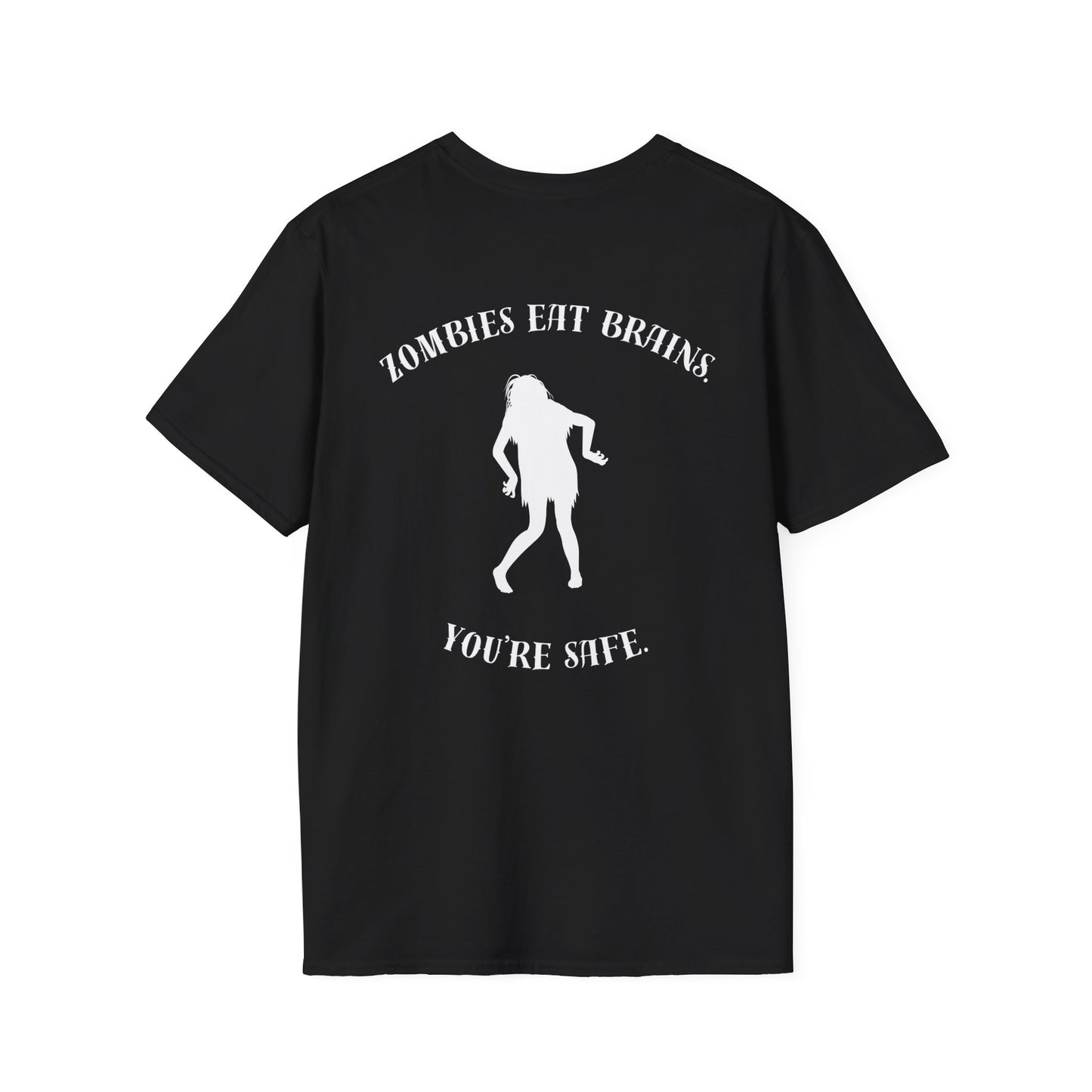 Zombies Eat Brains Humor T-Shirt