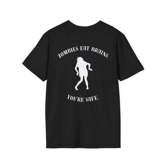 Zombies Eat Brains Humor T-Shirt